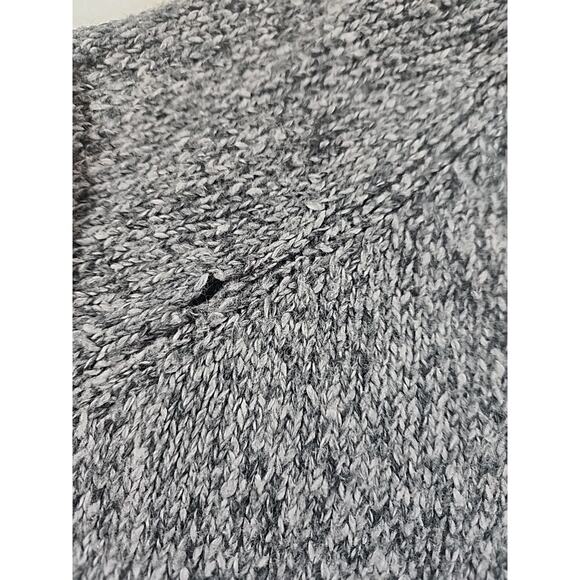 Simply Vera Vera Wanggrey, button-down, high-neck cardigan Size S/M Gray Heather - Picture 3 of 6